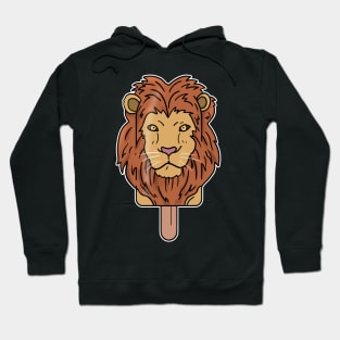 Animal Popsicle Lion Head Ice Cream Summer Gift Hoodie